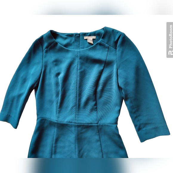 H&M Dress Blue Formal Size S/6 Used - Picture 5 of 9